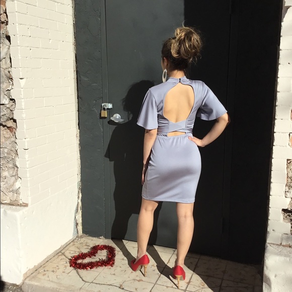 Gray Dress On SALE-LAST ONE - Picture 4 of 5